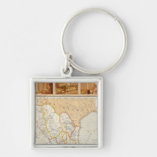 Religious Chart of Mexico Key Ring