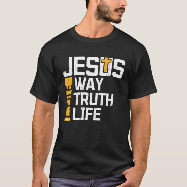 Religious Christian Bible Quotes Biblical Gospel T-Shirt (Front)