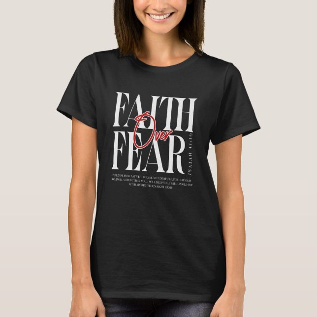 Religious Christian Bible Verse Scripture Faith Ov T-Shirt (Front)