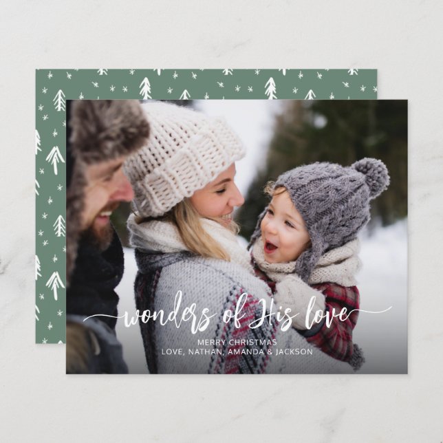 Religious Christian Christmas Holiday Card (Front/Back)