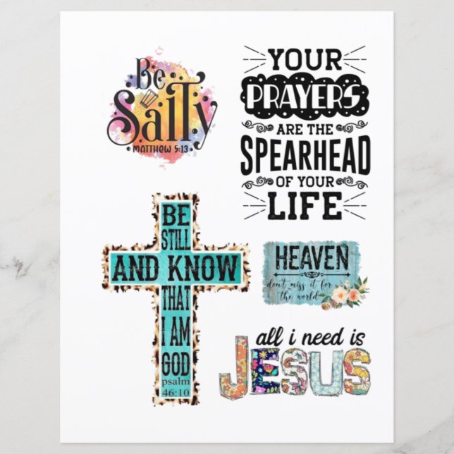 Religious Christian Jesus quotes Bible Verse (Front)