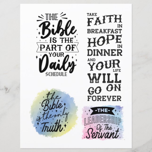 Religious Christian Jesus quotes Bible Verse (Front)