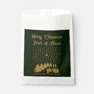 Religious Christmas, Birth of Jesus Favour Bags