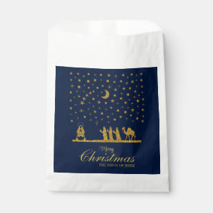 Religious Christmas, Birth of Jesus, Three King's Favour Bags