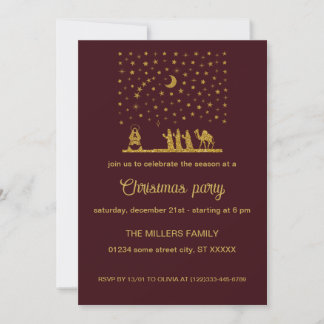 Religious Christmas, Birth of Jesus, Three King's Invitation
