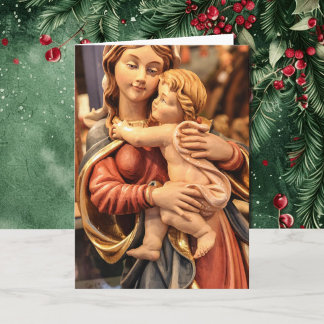 Religious Christmas Card Personalise Text Greeting