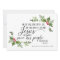Religious Christmas Card with KJV Bible Verse