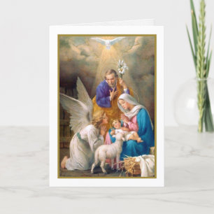 Religious Christmas Cards   A Holy Scene