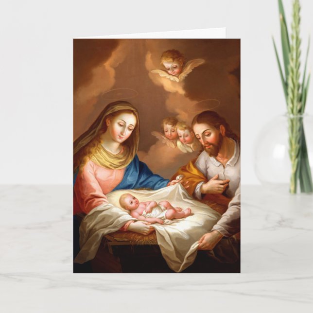 Religious Christmas Cards | Nativity 2 (Front)