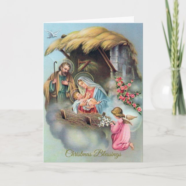 Religious Christmas Cards | Nativity 3 (Front)