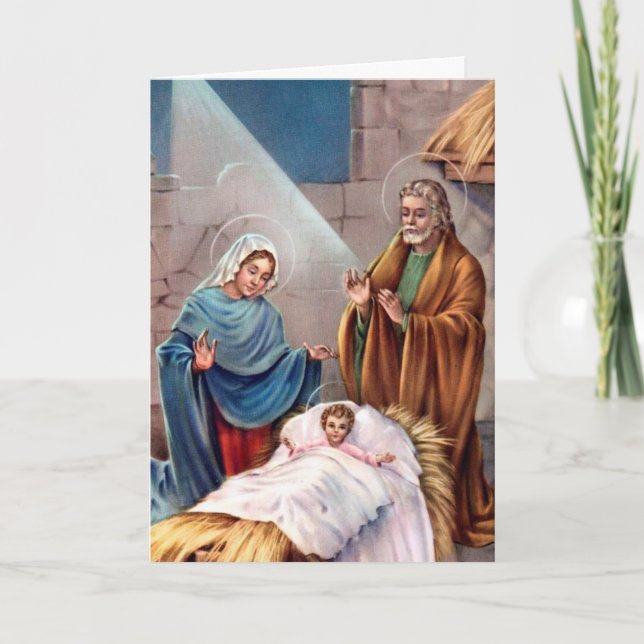 Religious Christmas Cards | Nativity 5 (Front)