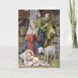 Religious Christmas Cards   The Holy Family