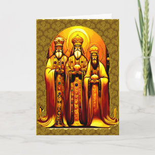 Religious Christmas Folded Greeting Card