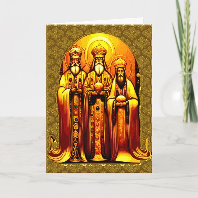 Religious Christmas Folded Greeting Card (Front)