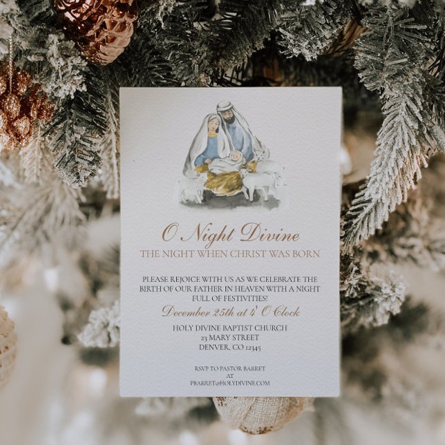Religious Christmas Invitation Church Christmas (Creator Uploaded)