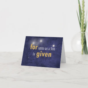 Religious Christmas Love Holiday Card