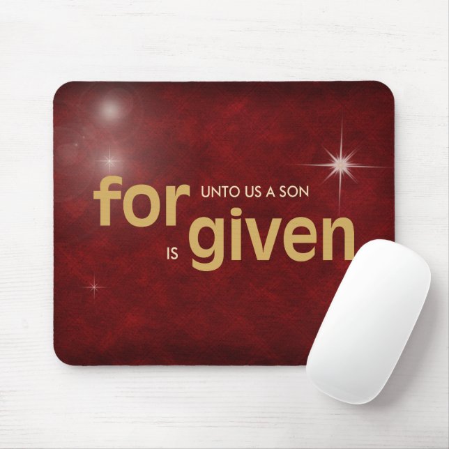Religious Christmas Love Mouse Pad (With Mouse)