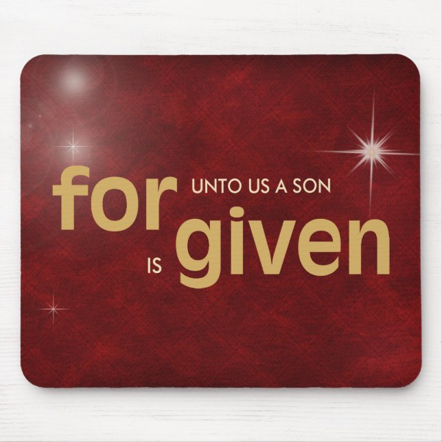 Religious Christmas Mouse Pad (Front)