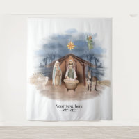Religious Christmas Nativity Birth Jesus Baptism