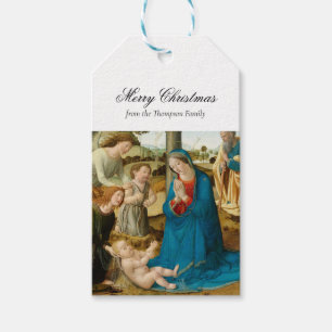 Religious Christmas Nativity Christian Blessing Gift Tags