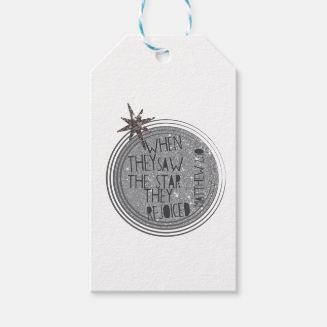 Religious Christmas Scripture Gift Tags (Front)