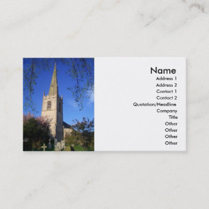 Religious Church Business Card