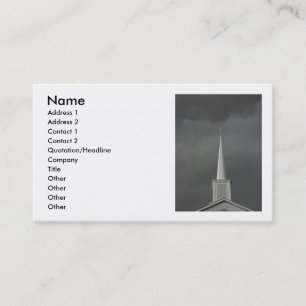 Religious Church Business Card