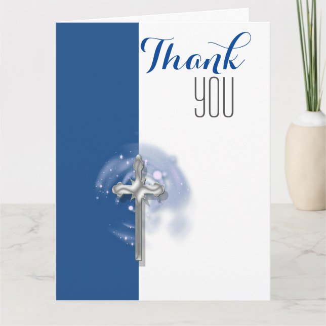 Religious confirmation angel thank you (Front)