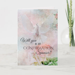 Religious Confirmation Sponsor Request  Invitation