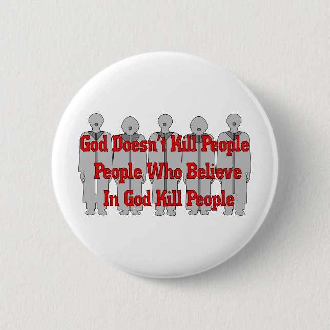 Religious Crazies 6 Cm Round Badge (Front)