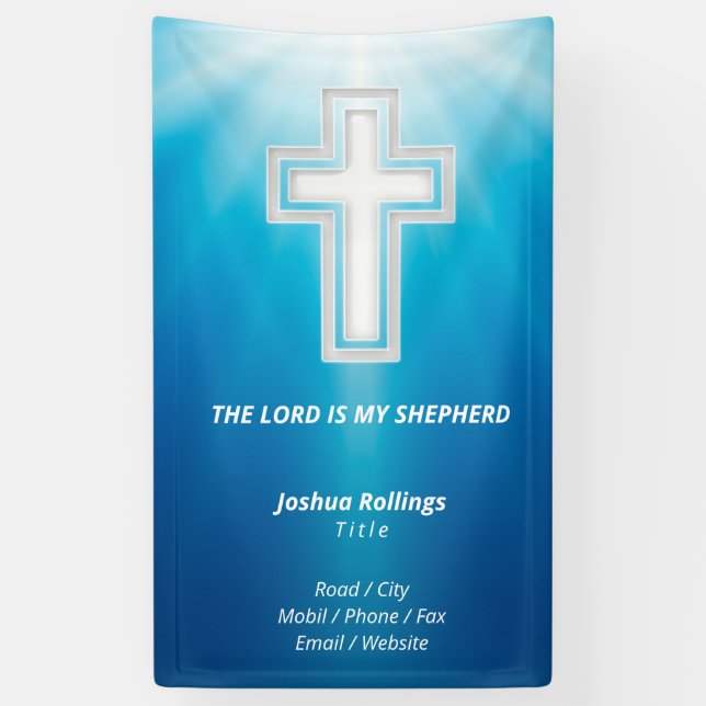 Religious Cross | Christian Banner (Vertical)
