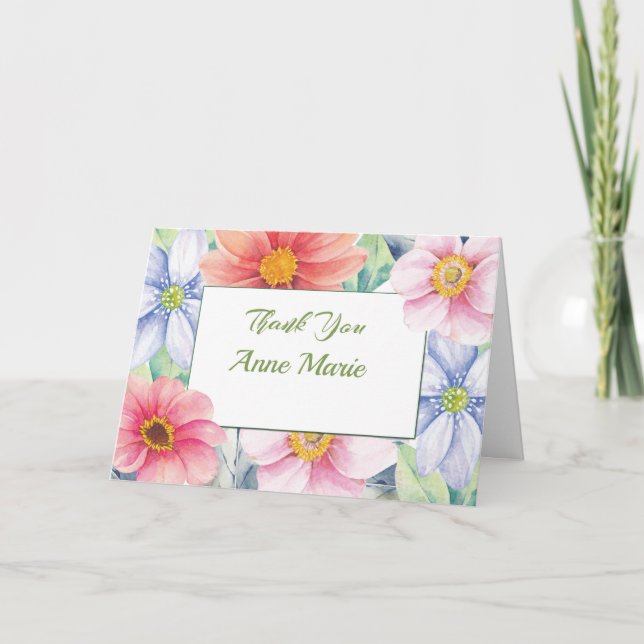 Religious Customisable Thank You for Serving Large Card (Front)