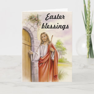 Religious Easter card