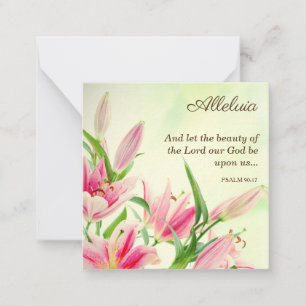 Religious Easter Cards - Sentiments Alleluia