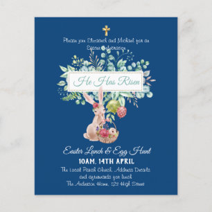 Religious Easter Invitation Budget