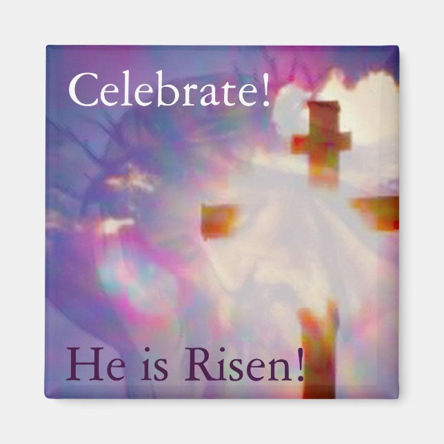 Religious Easter Magnet (Front)