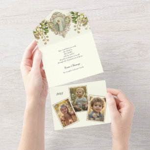 Religious Easter Photo  Resurrection Prayer  All In One Invitation