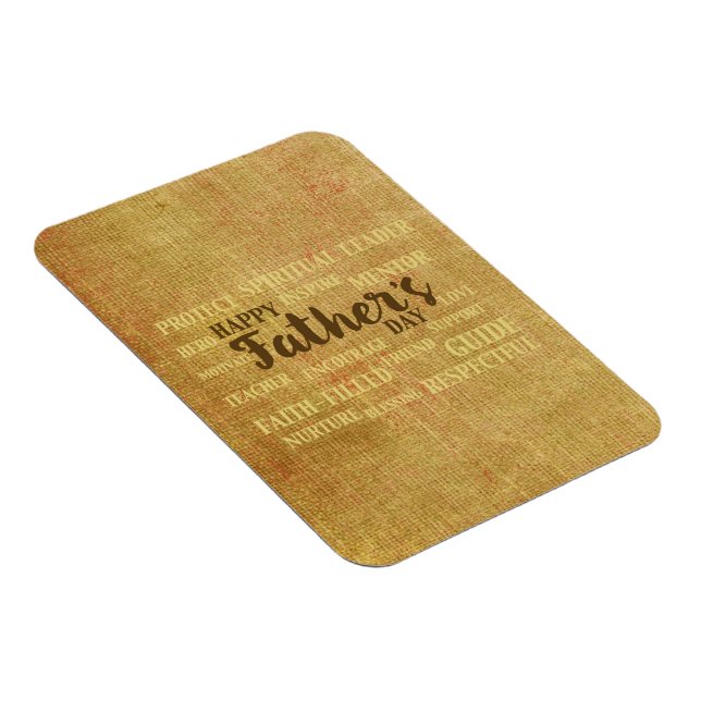 Religious Father’s Day, Qualities of Father Magnet (Right Side)