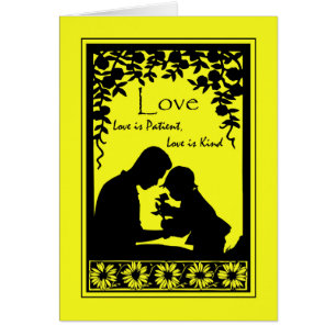 Religious Father's Day 1 Corinthians Silhouette