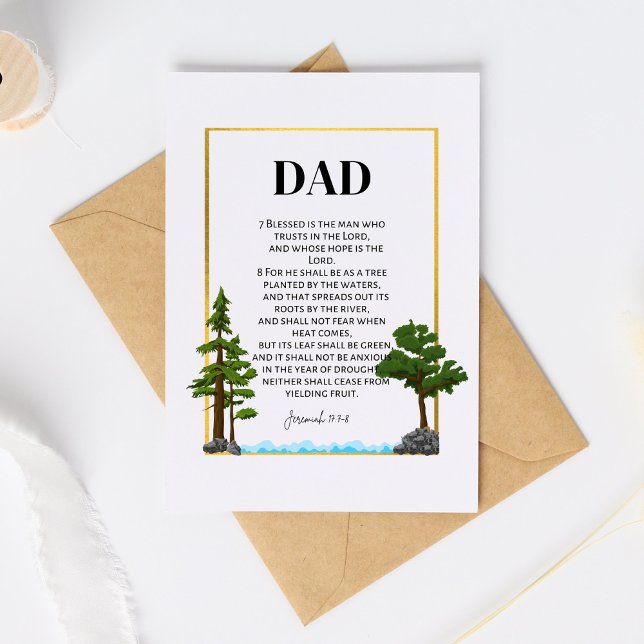 Religious Father's Day/ Birthday Card Bible Verse (Creator Uploaded)