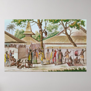 Religious Festival in Caieli, Buru Island Poster