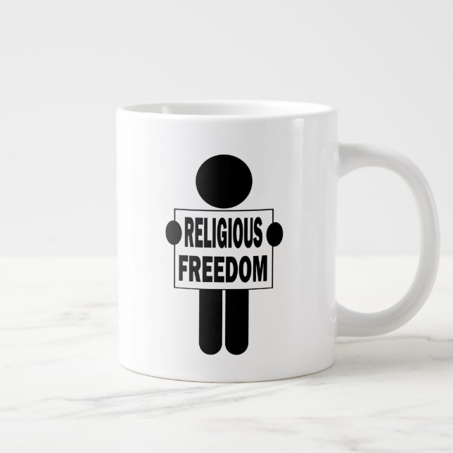 Religious Freedom Large Coffee Mug (Right)