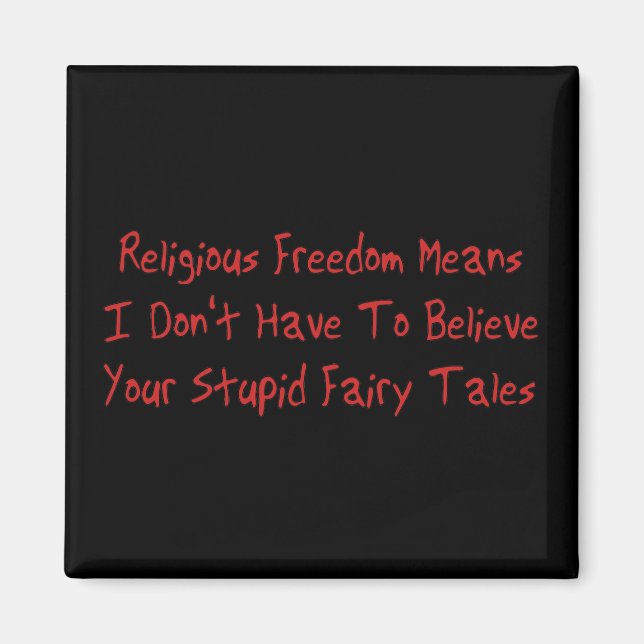 Religious Freedom Magnet (Front)