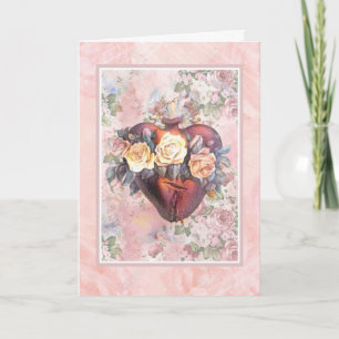 Religious Friendship Prayer Virgin Mary Heart Card