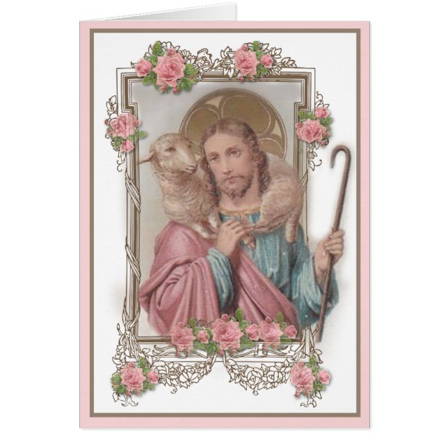 Religious Funeral Sympathy Jesus Thank You (Front)