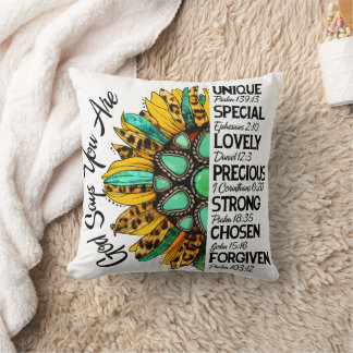 Religious God Say You are .. Cushion