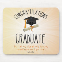 Religious Graduation Gold Starburst with Black Cap