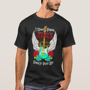 Religious Guitar Jesus Done That Way God Christian T-Shirt