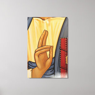 Religious Hand Signal Art Canvas Print