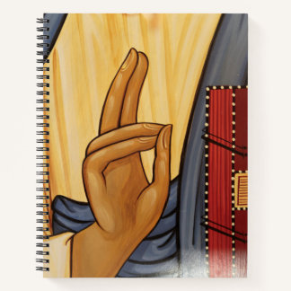 Religious Hand Signal Art Notebook
